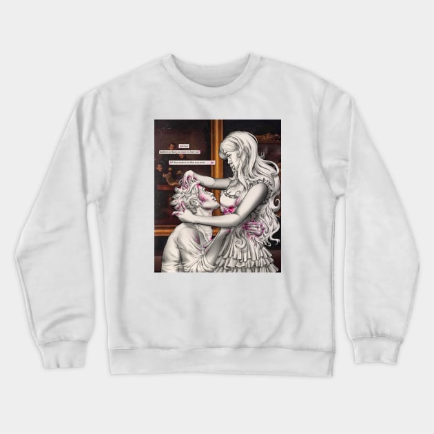 LeoSaya statue v2 Crewneck Sweatshirt by acearose